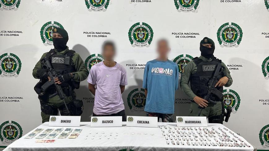 ¡Persecución en Ibagué! Dos capturados con drogas tras intentar escapar por el río