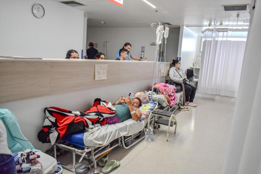 ¡Impactante! Hacinamiento y desaseo en conocida clínica de Ibagué