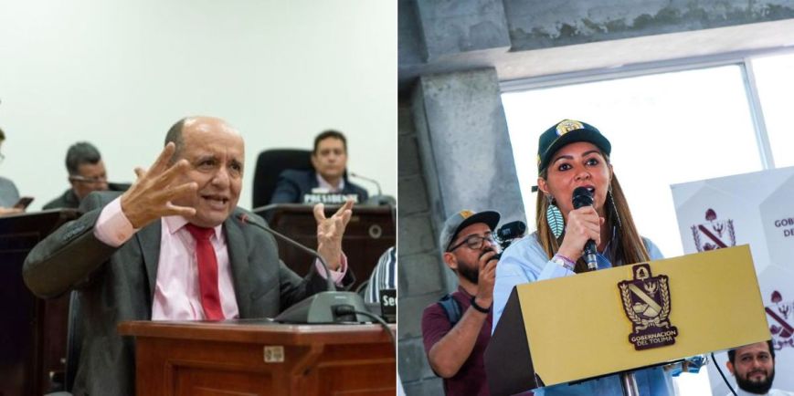 Gobernadora del Tolima lanza pulla a funcionario del gobierno nacional mientras recibe fuertes críticas por parte de Carlos Reyes