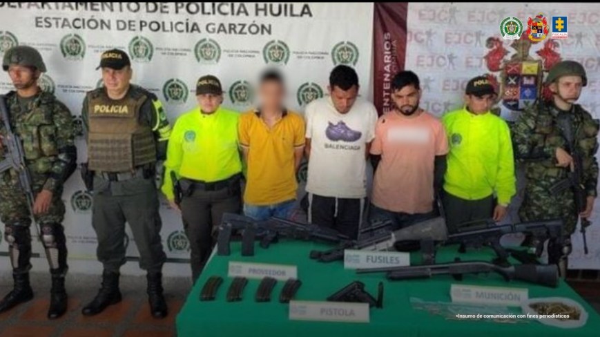 Capturan en Ibagué a presunto responsable de la desaparición y muerte de 10 personas en Huila