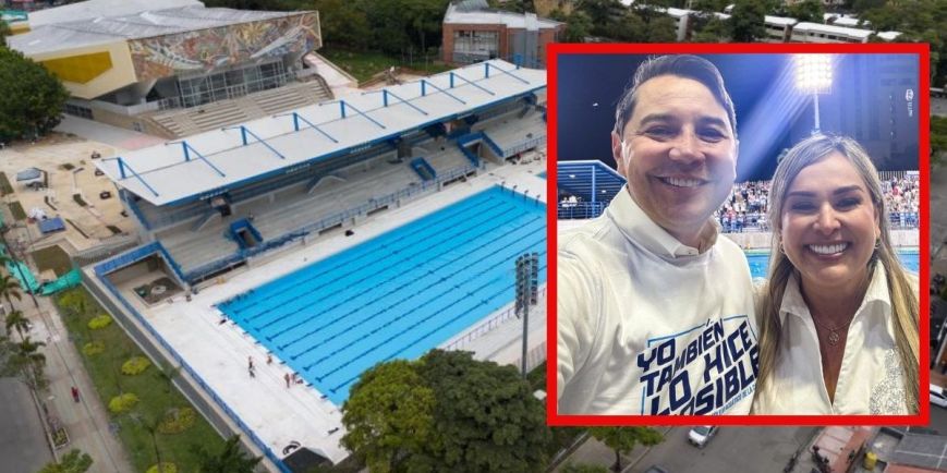Hurtadismo en campaña: Aranda impulsa aspiración de exalcalde de Ibagué durante inauguración de las Piscinas de la 42