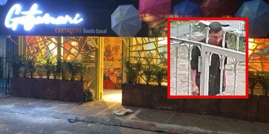  Sujeto ocasiona daños a restaurante en Ibagué: afectado busca identificar al agresor
