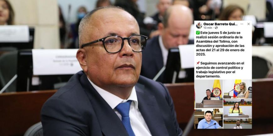 ¿Error o evidencia? Publicación duplicada revela posible injerencia del senador Barreto en la Asamblea del Tolima