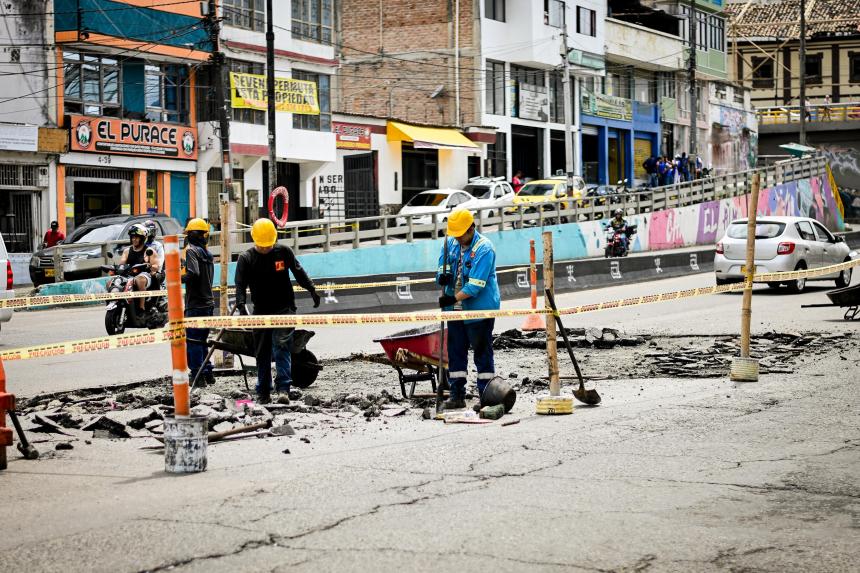 ‘Ambulancia Vial’ en Ibagué supera los 1.100 huecos tapados en lo que va del 2025