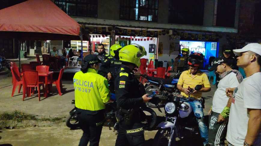 Fin de semana en Ibagué deja 14 capturas y más de 190 armas blancas incautadas