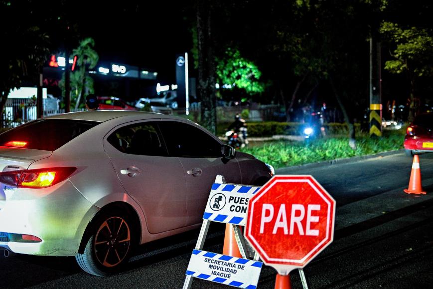 Diez conductores ebrios fueron sancionados en Ibagué durante el puente festivo