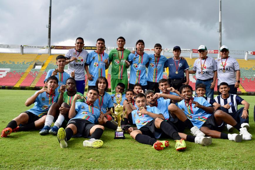 Ibagué se queda con el oro en fútbol en los Intercolegiados Departamentales
