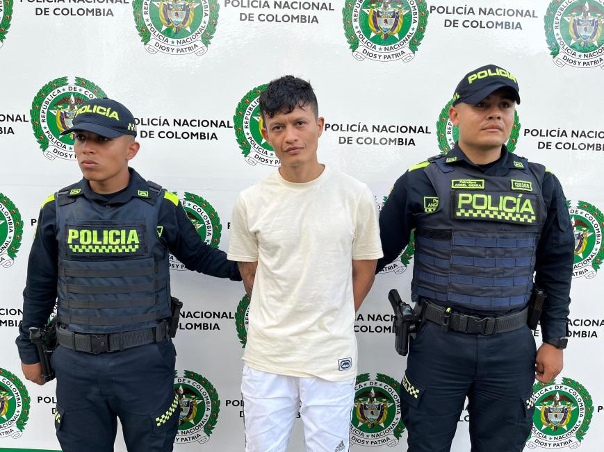 Recapturan en Ibagué a alias ‘Chuky’, fugitivo de Picaleña con amplio prontuario delictivo