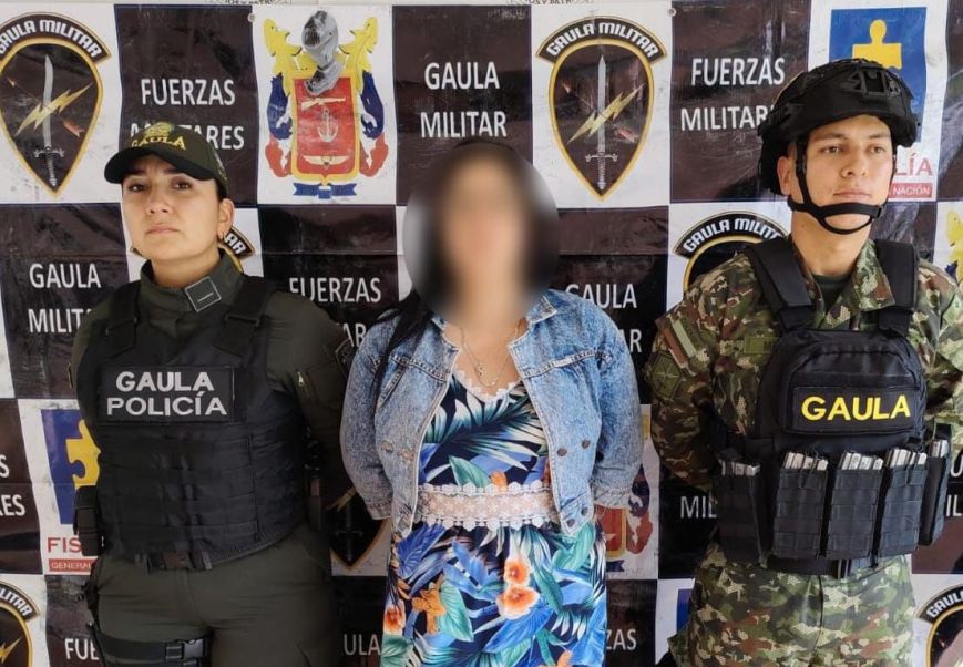 Gaula Militar Tolima capturó a mujer que se hacía pasar por integrante de grupo ilegal para extorsionar