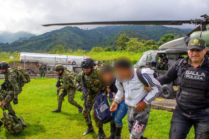 Ejército capturó a dos presuntos integrantes del Frente Joaquín González