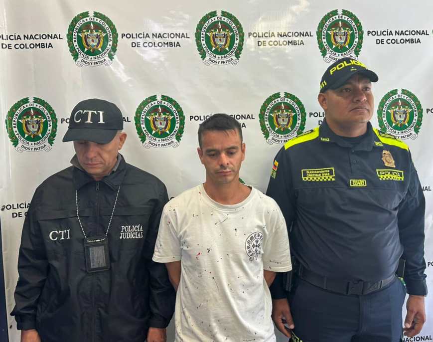 Capturan en Ibagué a hombre con 12 anotaciones judiciales señalado de homicidio en el barrio Baltazar