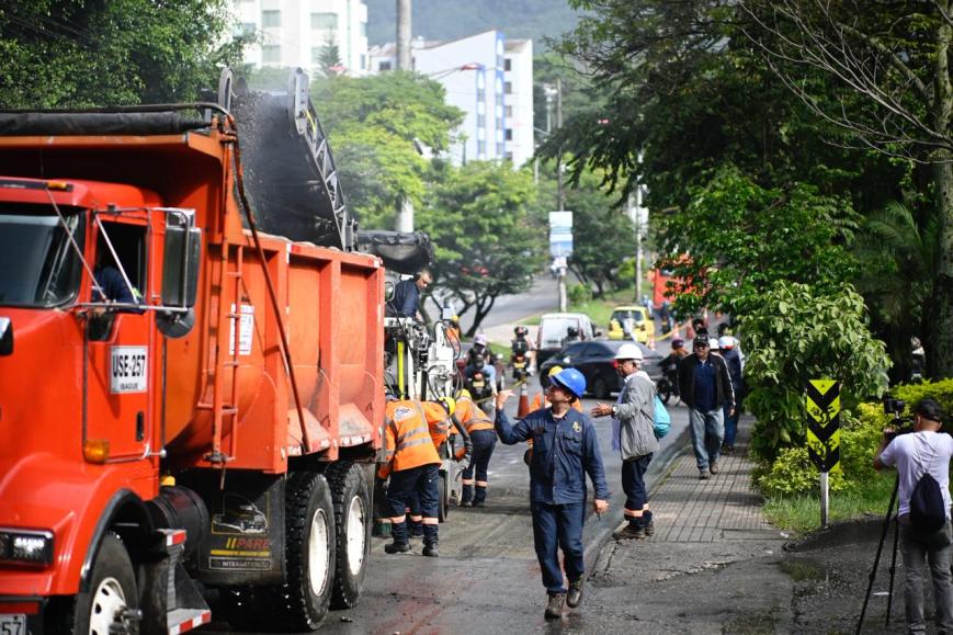 Comenzó la intervención vial en la avenida Pedro Tafur: cierre parcial y avance de obras