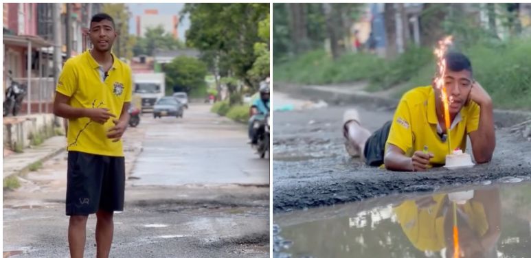 “¿No le da pena, alcaldesa?”: ‘El Bermu’ denuncia grave deterioro vial en la comuna 8 de Ibagué