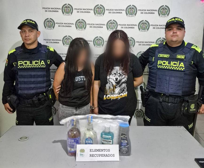 Dos mujeres fueron detenidas tras hurtar en un supermercado en La Macarena