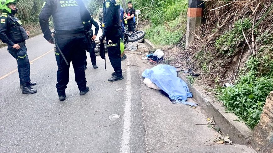 Choque de motocicleta dejó dos muertos en vía rural de Ibagué