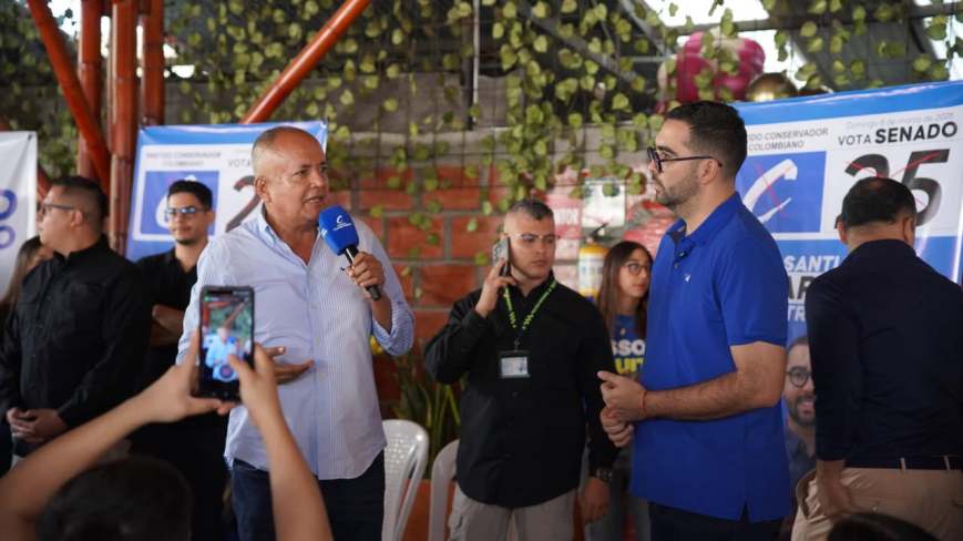 La hora de la verdad: Óscar Barreto intensifica su respaldo a Santiago Barreto rumbo al Senado