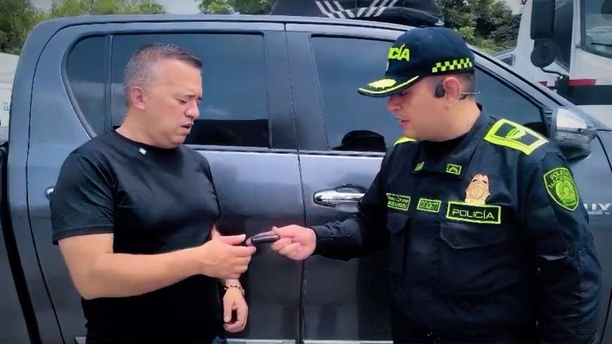 Toyota Hilux robada en Bogotá fue hallada en zona industrial de Ibagué