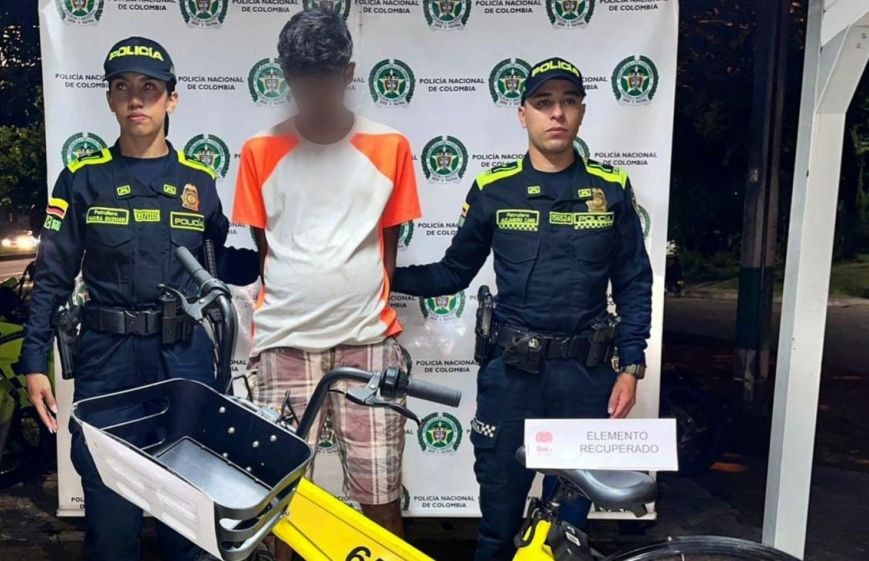 Rastreo permitió ubicar a un hombre tras el hurto de una bicicleta pública en Ibagué