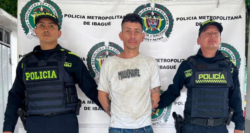 Capturan a alias ‘Rey’ en Ibagué por presunta violación de medida de protección y amenazas con arma
